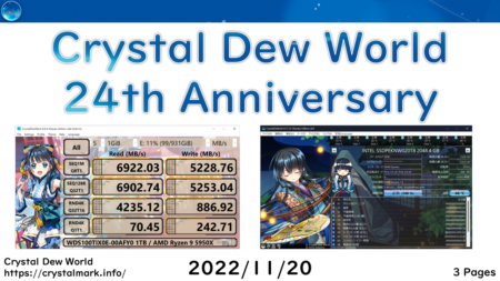 【祝】Crystal Dew World 24周年