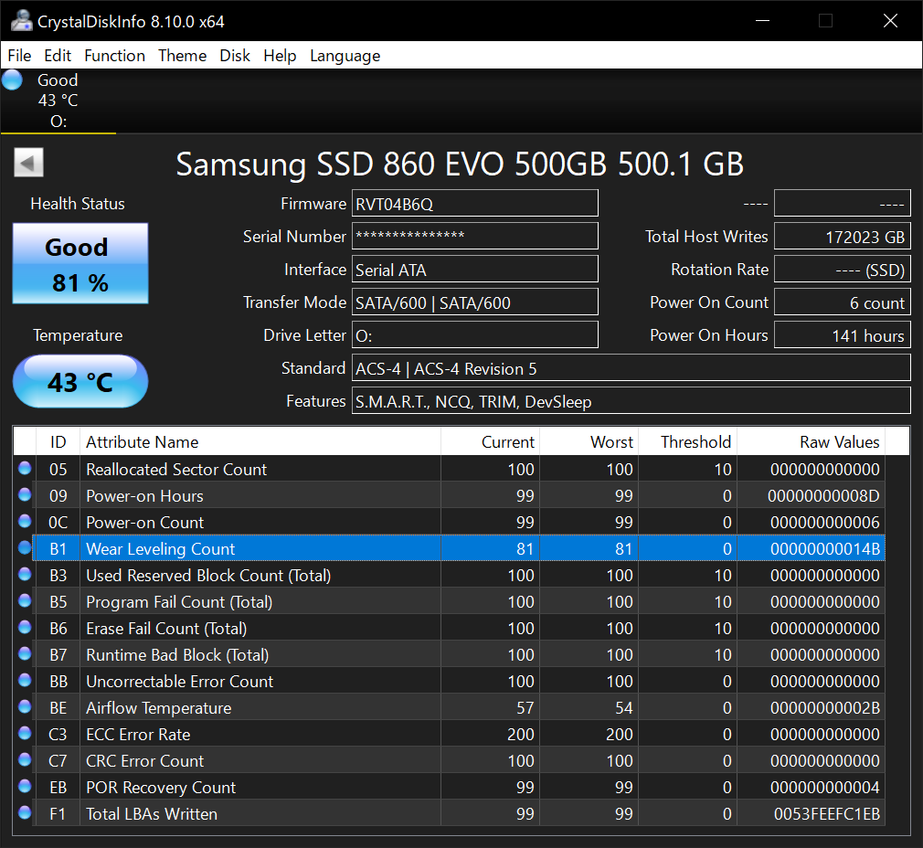 ssd crystaldisk