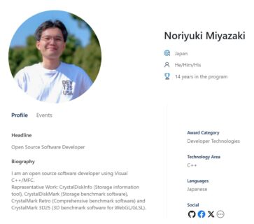 Re-awarded the Microsoft MVP title