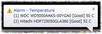 Alarm Temperature